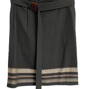 Liz Sport Embroidered Hem Skirt